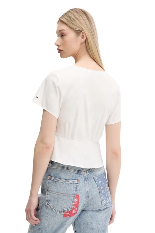 Blouses  Tommy Jeans DW0DW21352 YBL Ecru
