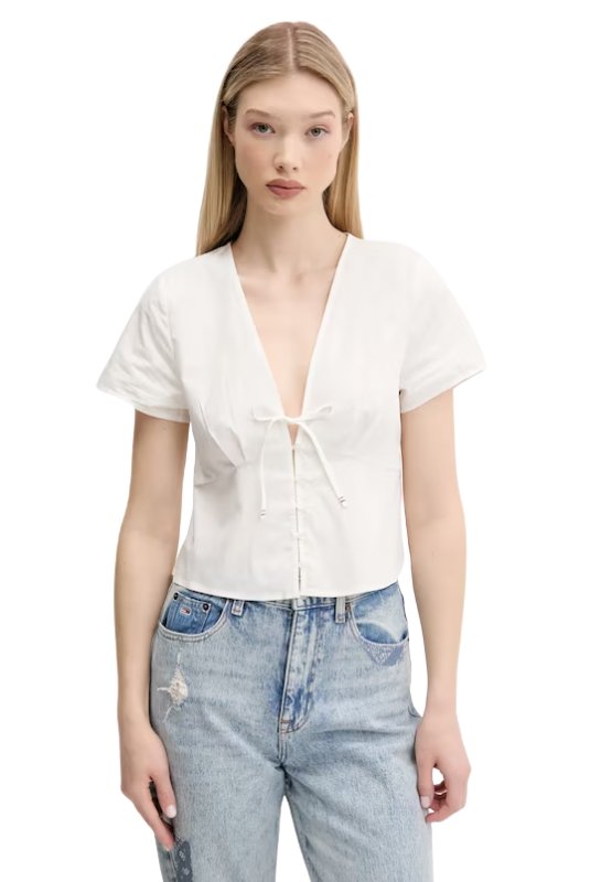 Blouses  Tommy Jeans DW0DW21352 YBL Ecru