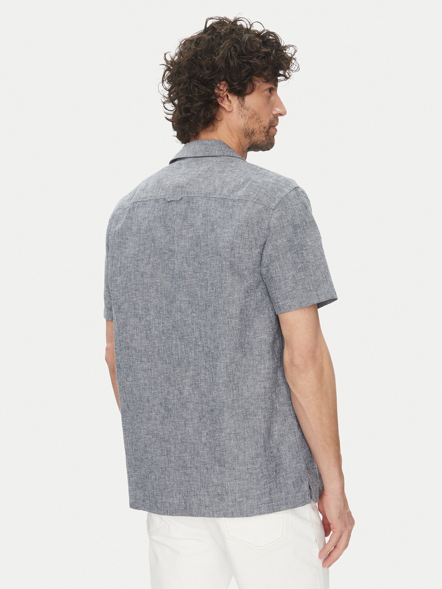 Chemises manches courtes  Tommy Jeans DM0DM20895 C1G Dark Night Navy