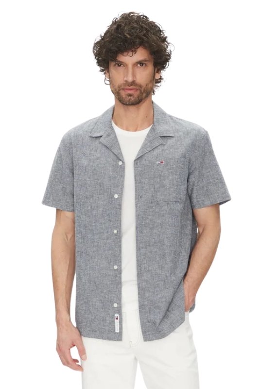 Chemises manches courtes  Tommy Jeans DM0DM20895 C1G Dark Night Navy