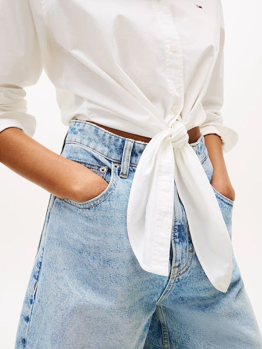 Chemisiers  Tommy Jeans DW0DW20990 YBL Ecru