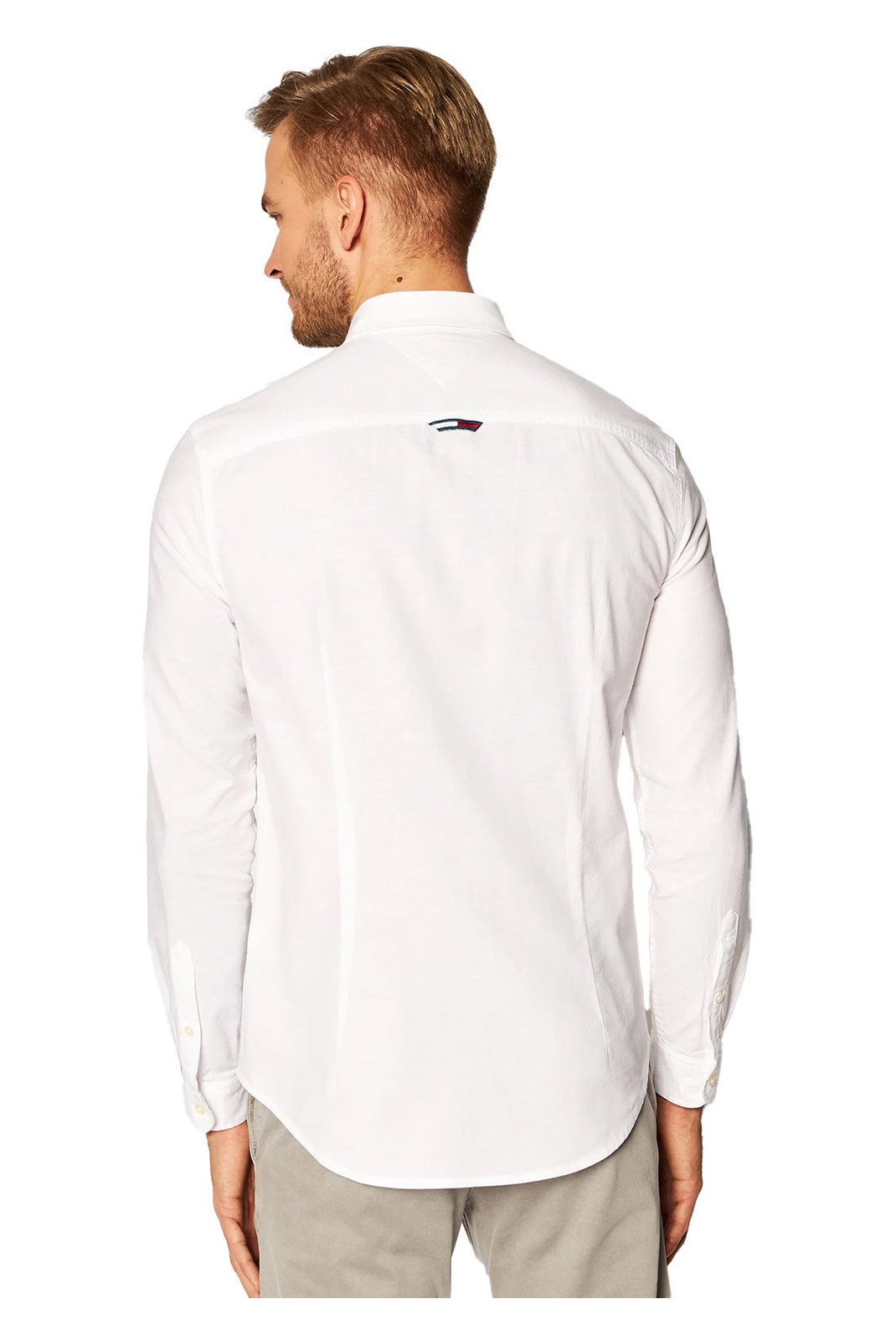Chemises manches longues  Tommy Jeans DMODM09594__101_WHITE White