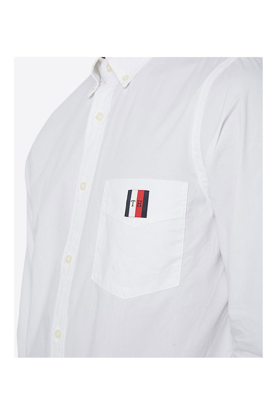 Chemises manches longues  Tommy Jeans MW0MW11452__101_WHITE White