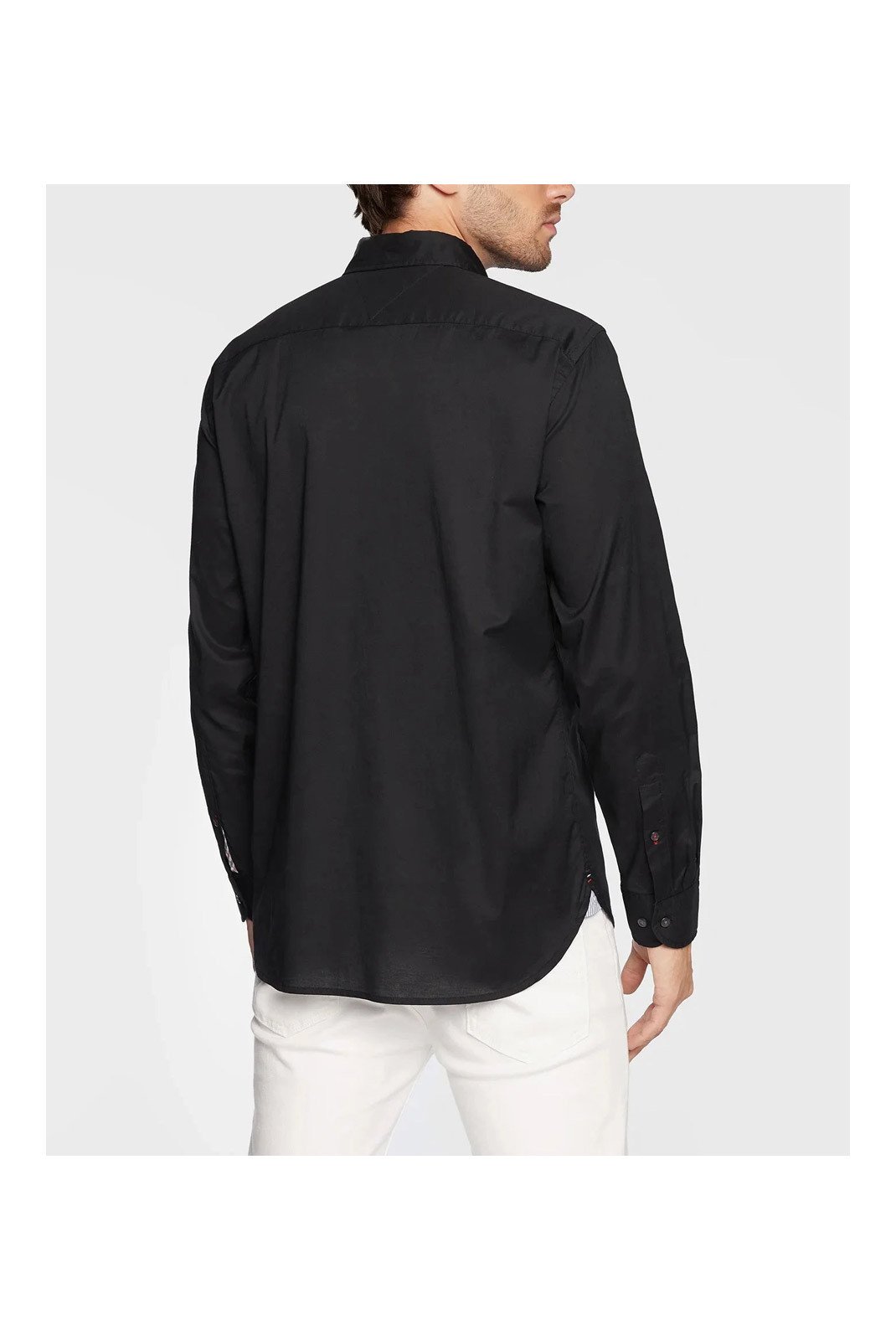 Chemises manches longues  Tommy Jeans MW0MW30934__BDS_BLACK Black