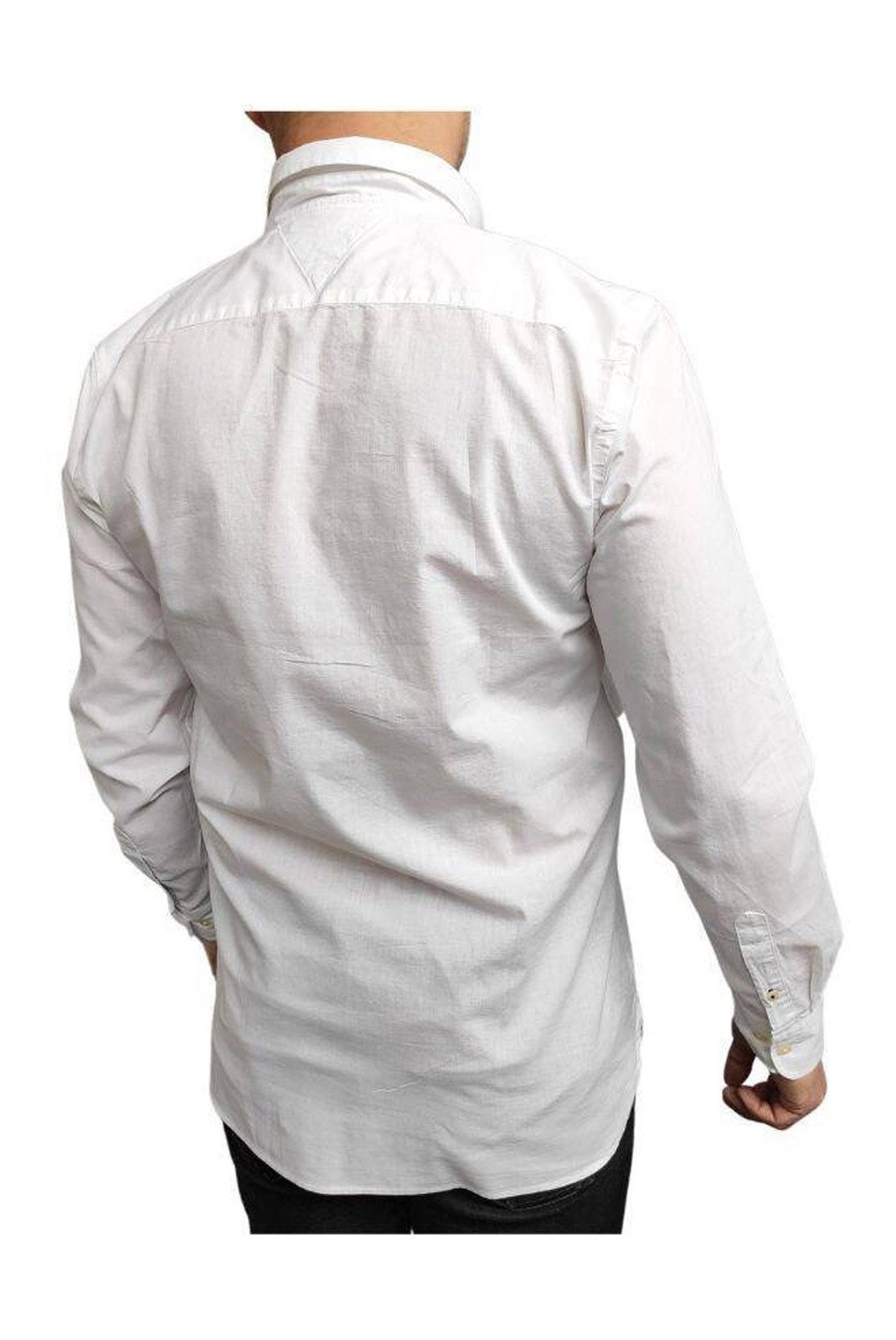 Chemises manches longues  Tommy Jeans MW0MW30934__YBR_WHITE white