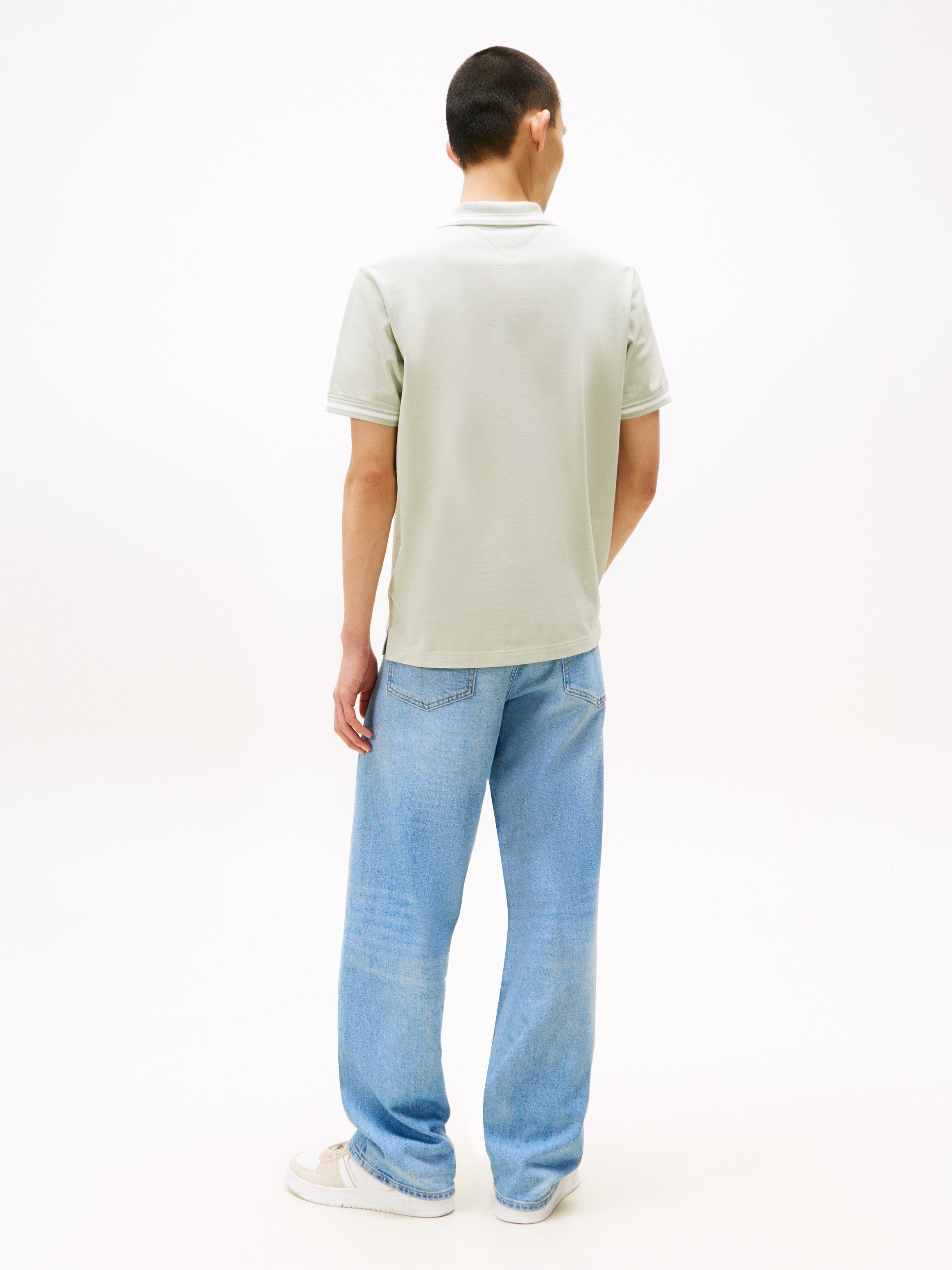 Polos manches courtes  Tommy Jeans DM0DM21846 M1C Misty Sage