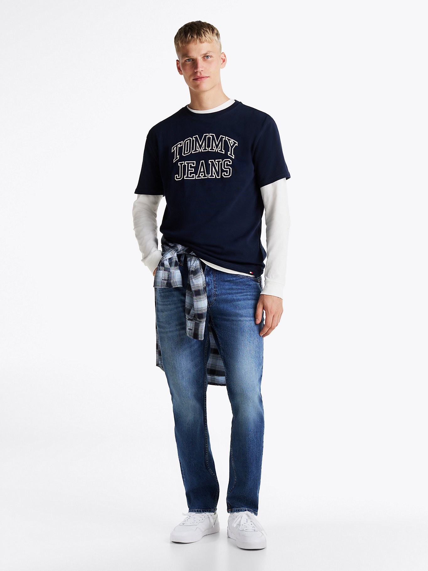 régular  Tommy Jeans DM0DM20559 1BK Denim Dark