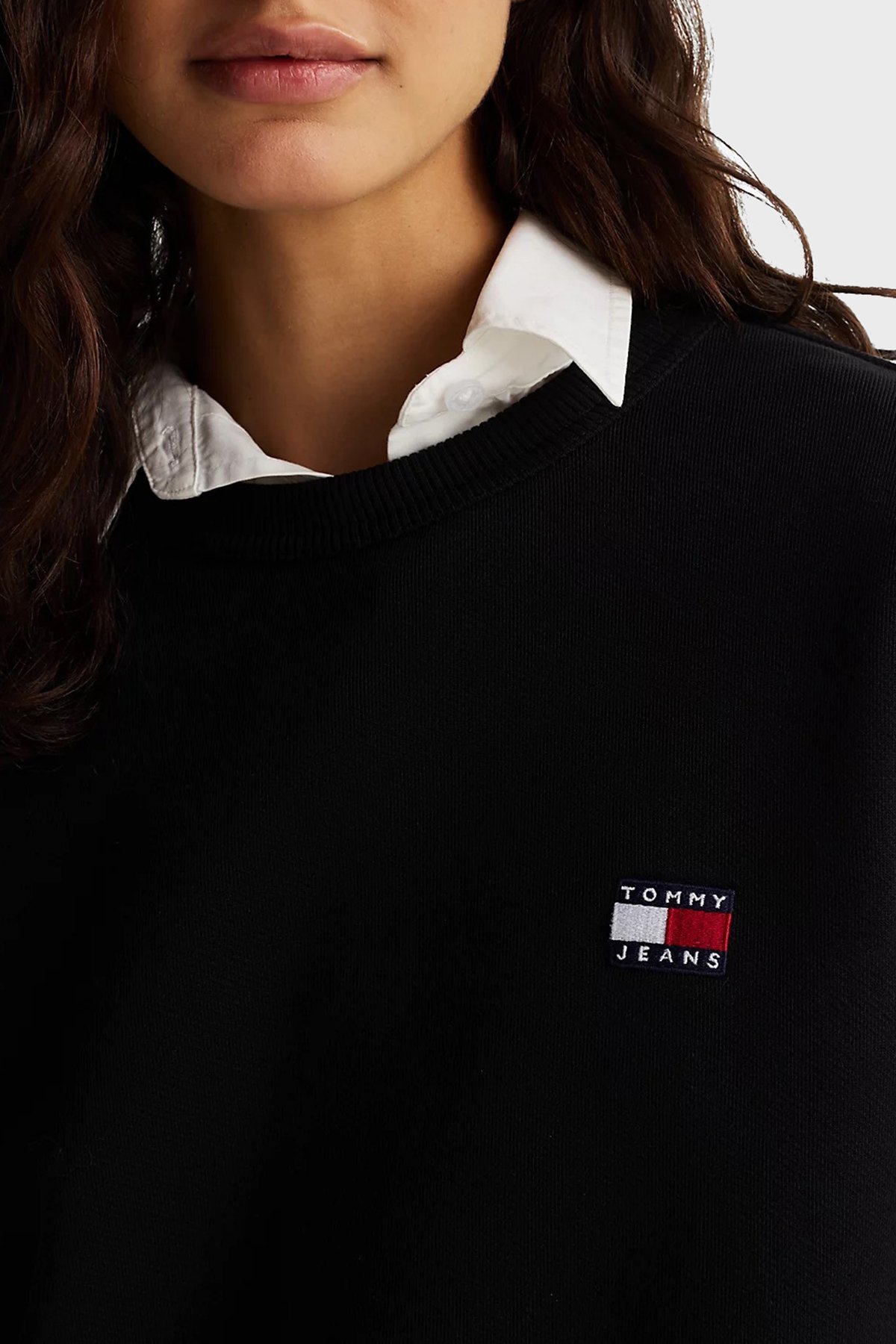 Sweat / sweat zippé  Tommy Jeans DW0DW19408 BDS Black