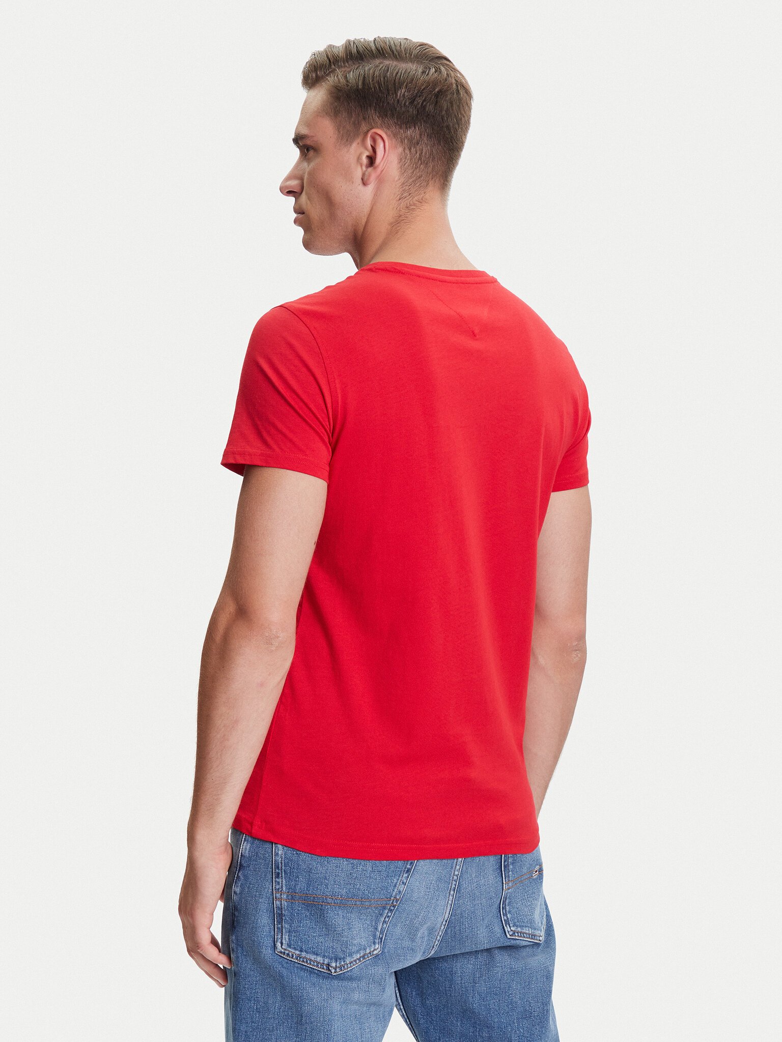 T-S manches courtes  Tommy Jeans DM0DM04411 XLE Sapphire Red