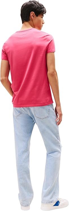 T-S manches courtes  Tommy Jeans DM0DM04411 XI5 Vintage Cerise