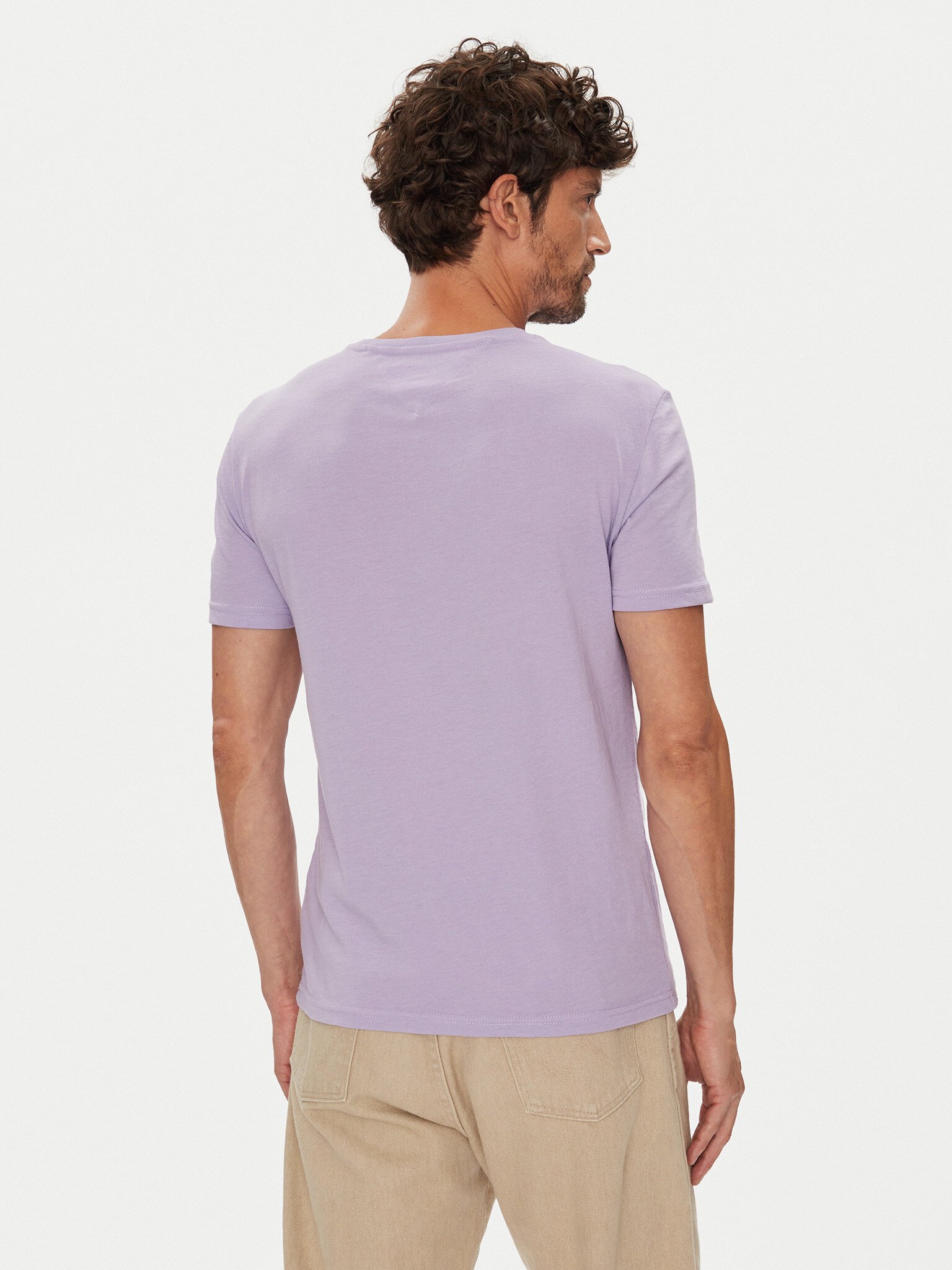 T-S manches courtes  Tommy Jeans DM0DM20363 W0E Ophelia Purple Htr