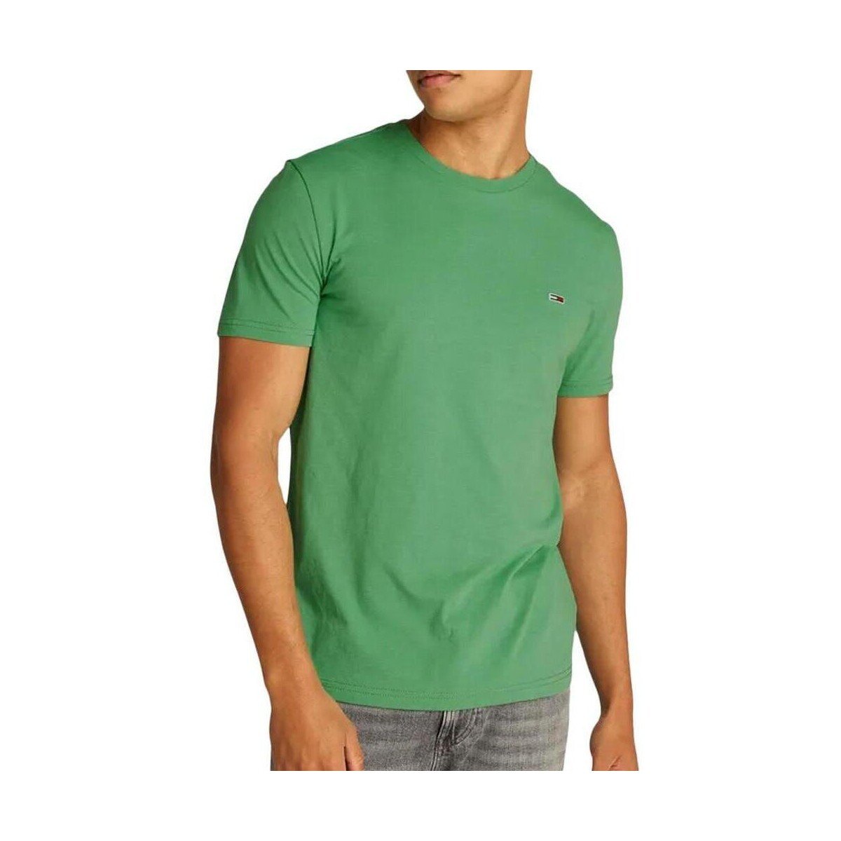 T-S manches courtes  Tommy Jeans DM0DM20363 MAS Cloudy Jade Htr