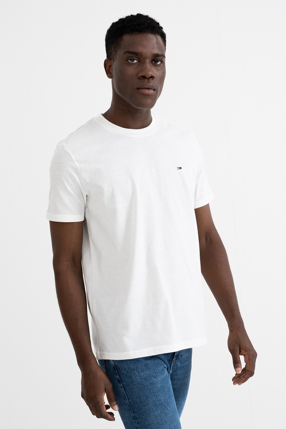 T-S manches courtes  Tommy Jeans DM0DM20687 0XZ Ecru / Utility Sage