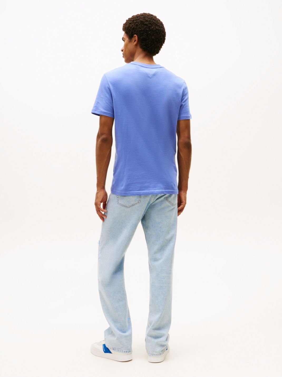 T-S manches courtes  Tommy Jeans DM0DM20687 0XP Ancient White / Soft Sapphire