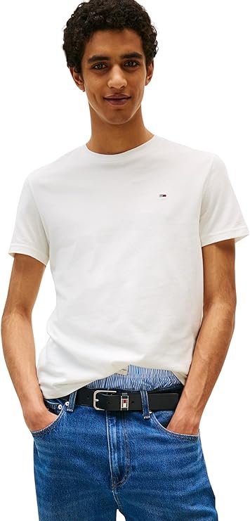 T-S manches courtes  Tommy Jeans DM0DM20687 0XM Black/Ecru