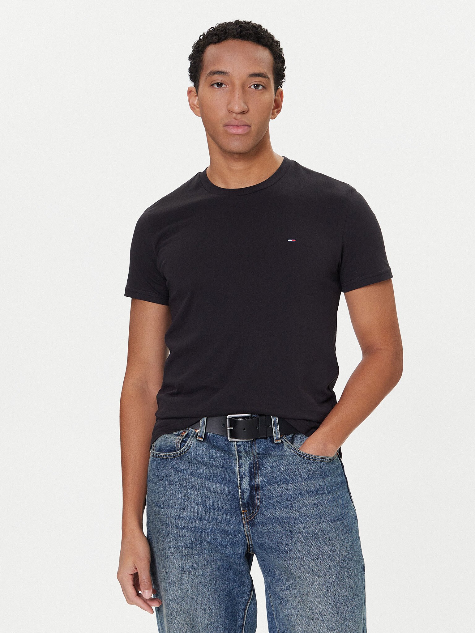 T-S manches courtes  Tommy Jeans DM0DM20687 0XX Black / Black