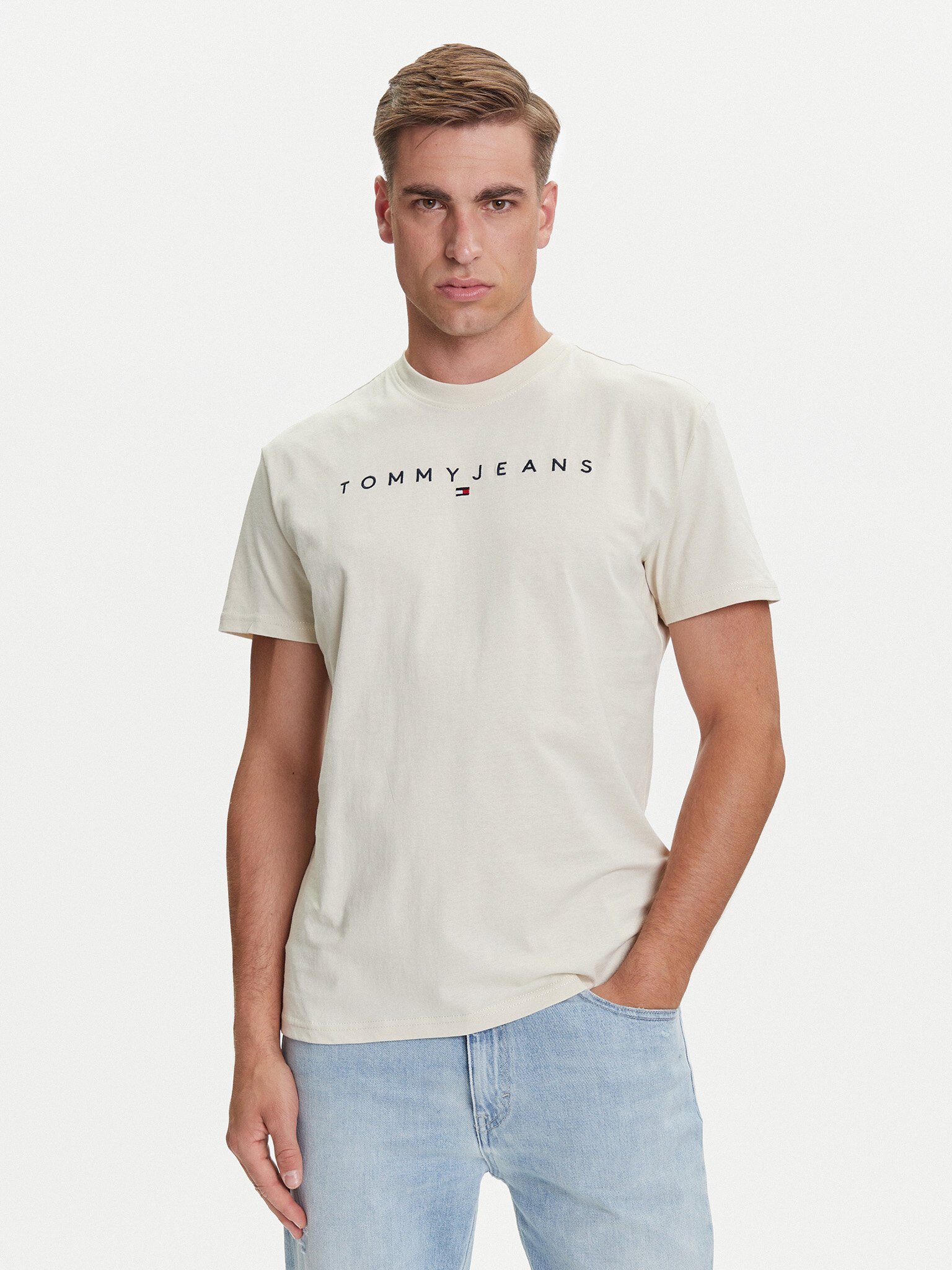 T-S manches courtes  Tommy Jeans DM0DM20744 ACH Desert Sand Dune