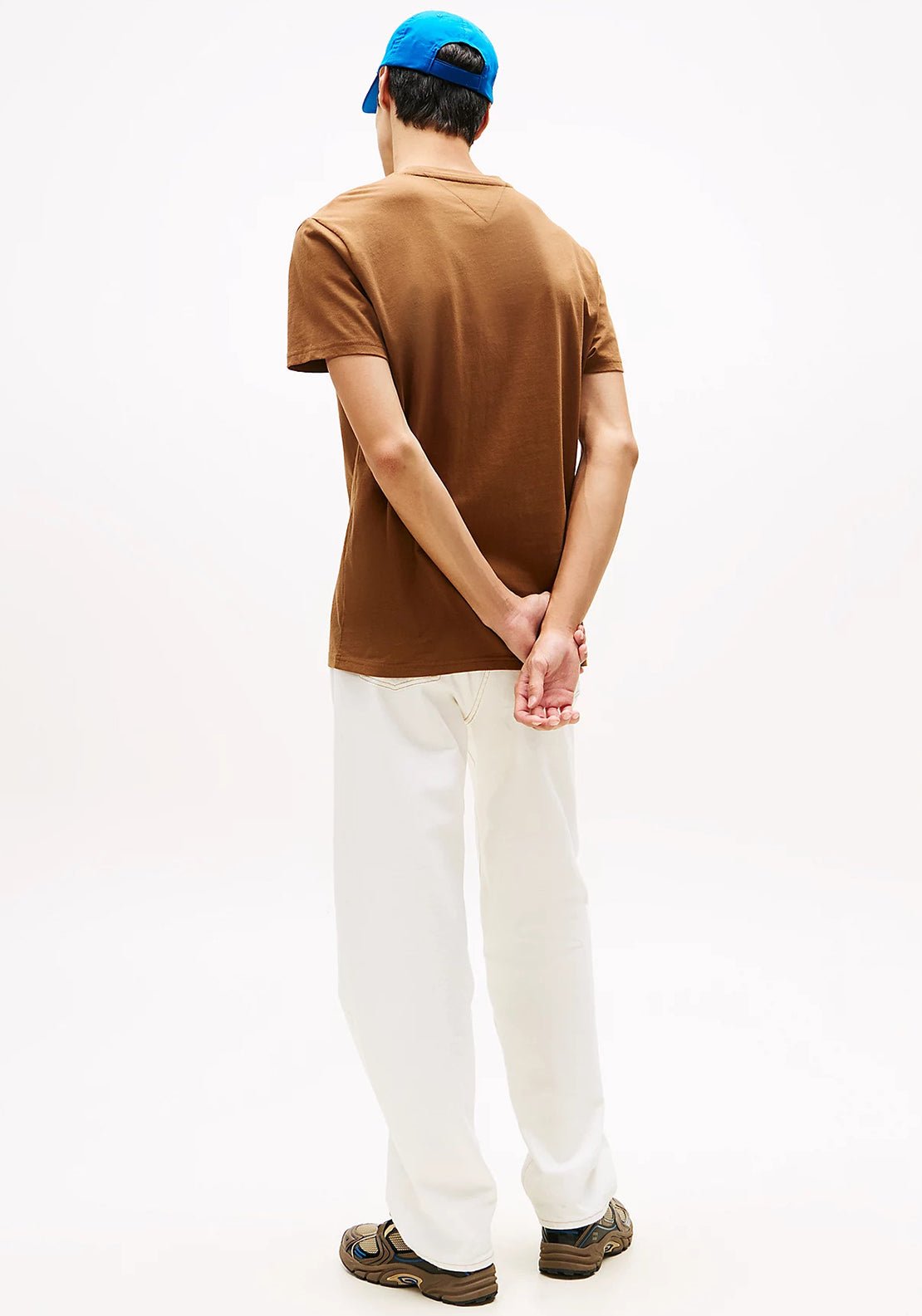 T-S manches courtes  Tommy Jeans DM0DM20744 0HD Pecan Nut Multi