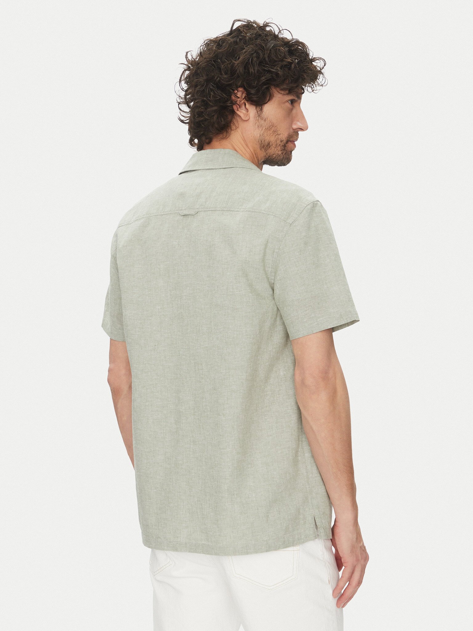 Chemises manches courtes  Tommy Jeans DM0DM20895 MR6 Aruba Green
