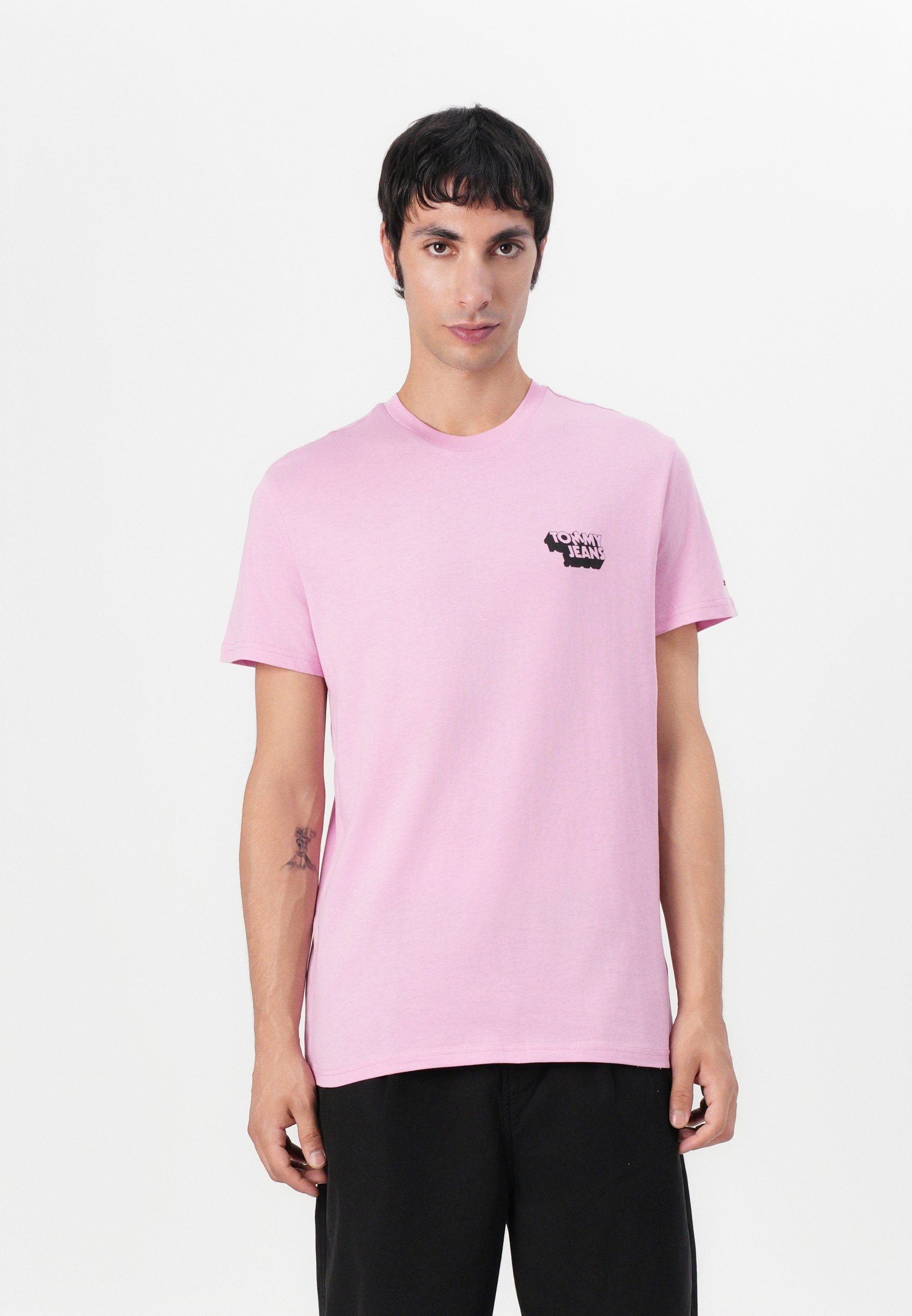 T-S manches courtes  Tommy Jeans DM0DM21539 U06 Carnival Pink