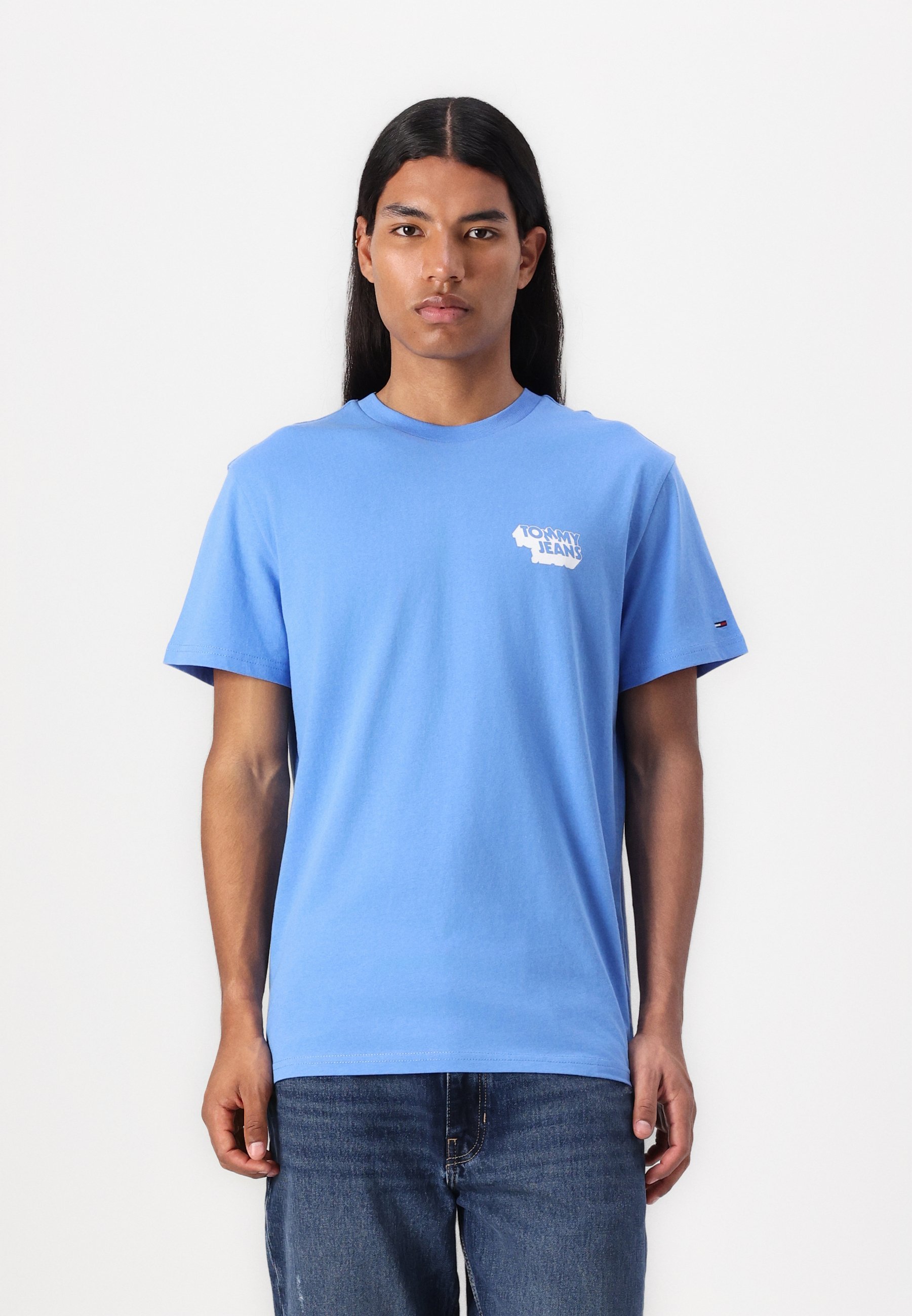 T-S manches courtes  Tommy Jeans DM0DM21539 C39 Copenhagen Blue