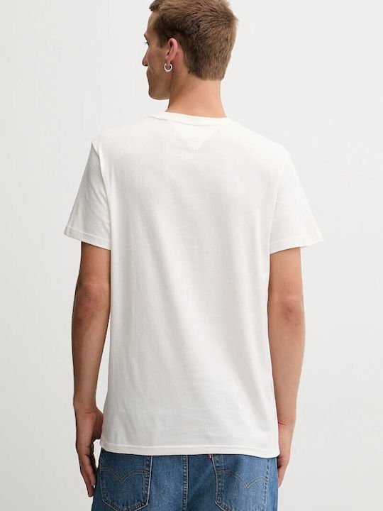T-S manches courtes  Tommy Jeans DM0DM21977 YBH Ancient White