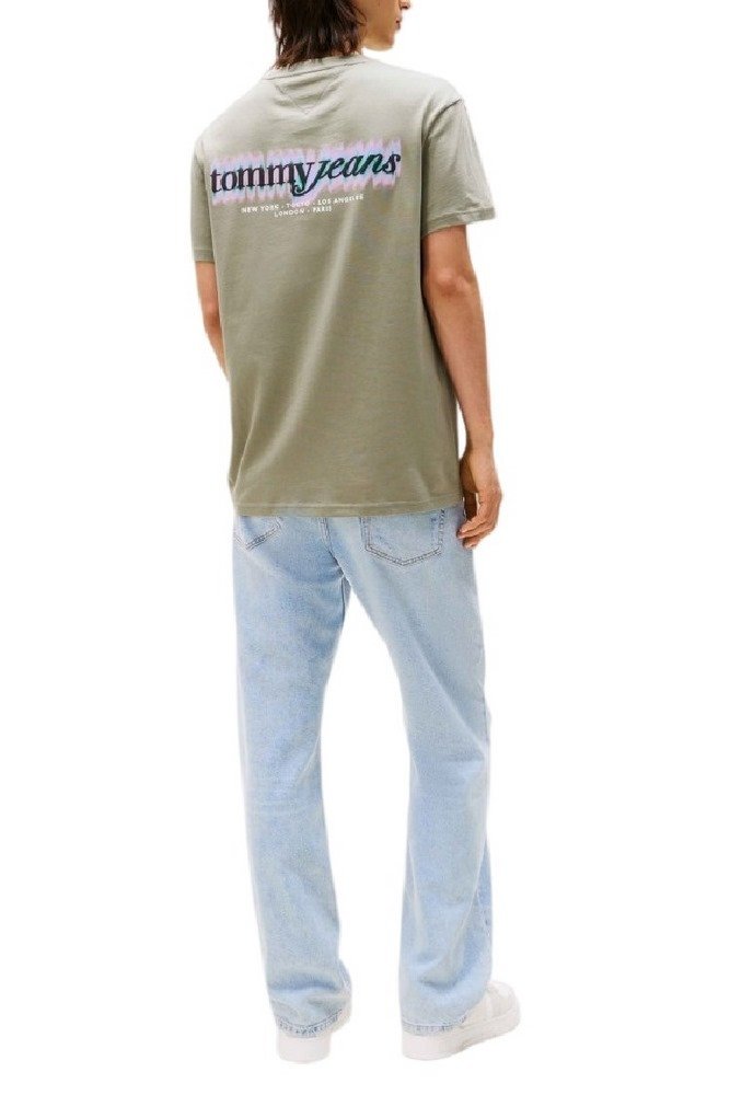 T-S manches courtes  Tommy Jeans DM0DM21982 M1L Utility Sage