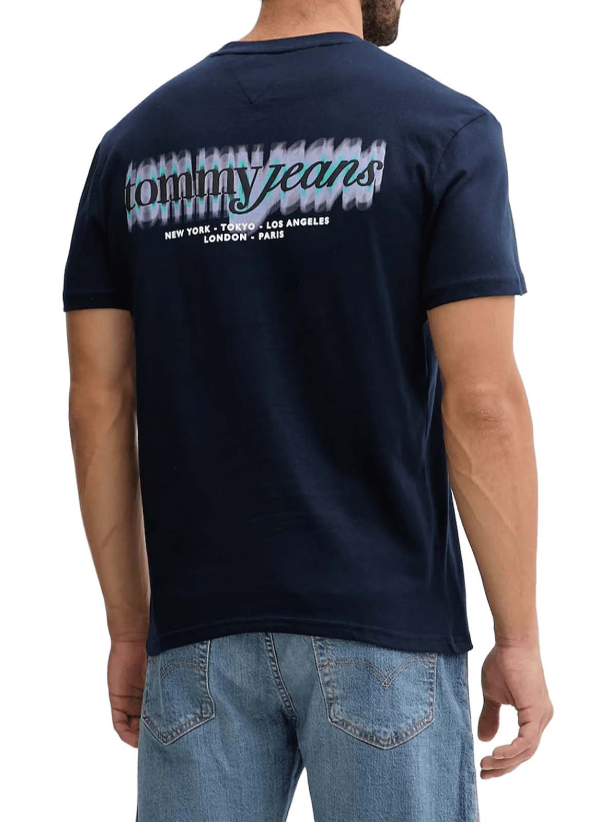 T-S manches courtes  Tommy Jeans DM0DM21982 C1G Dark Night Navy