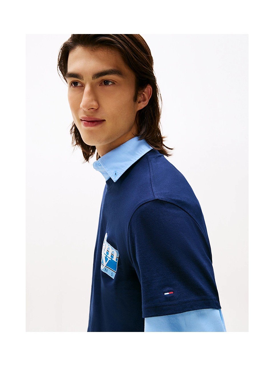 T-S manches courtes  Tommy Jeans DM0DM22127 C1G Dark Night Navy