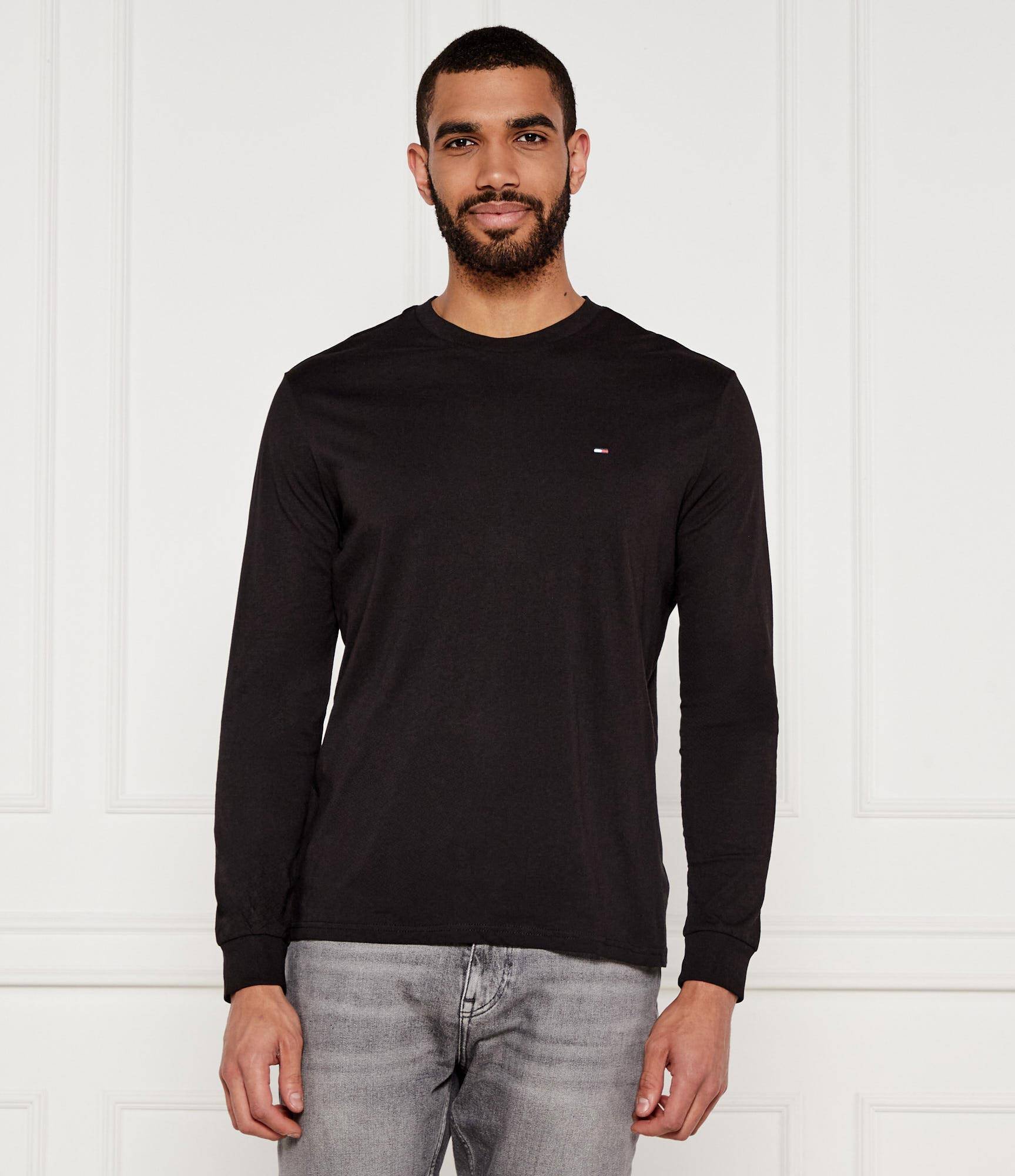 T-S manches longues  Tommy Jeans DM0DM22148 0XM Black/Ecru
