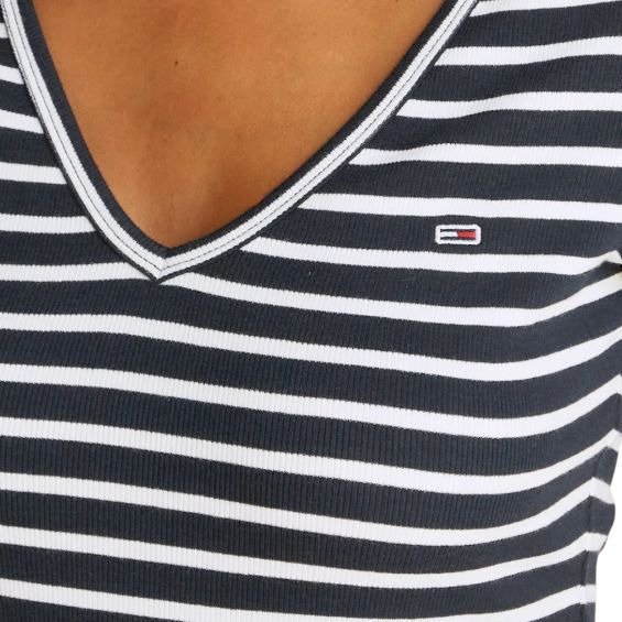 Tee shirt  Tommy Jeans DW0DW17383 0A6 Dark Night Navy / Stripe