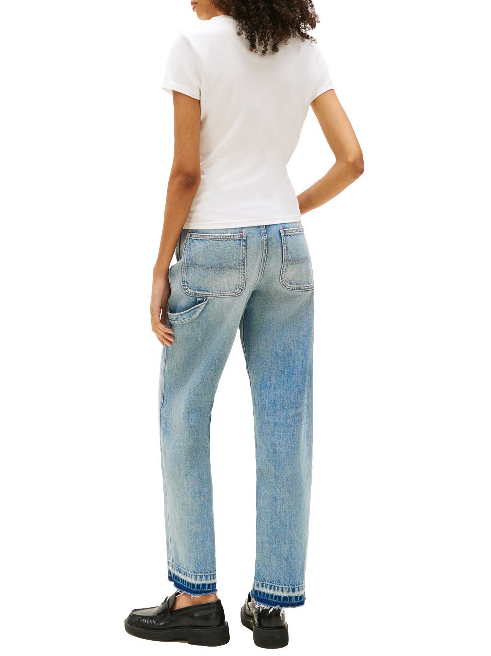 Tee shirt  Tommy Jeans DW0DW20913 YBL Ecru