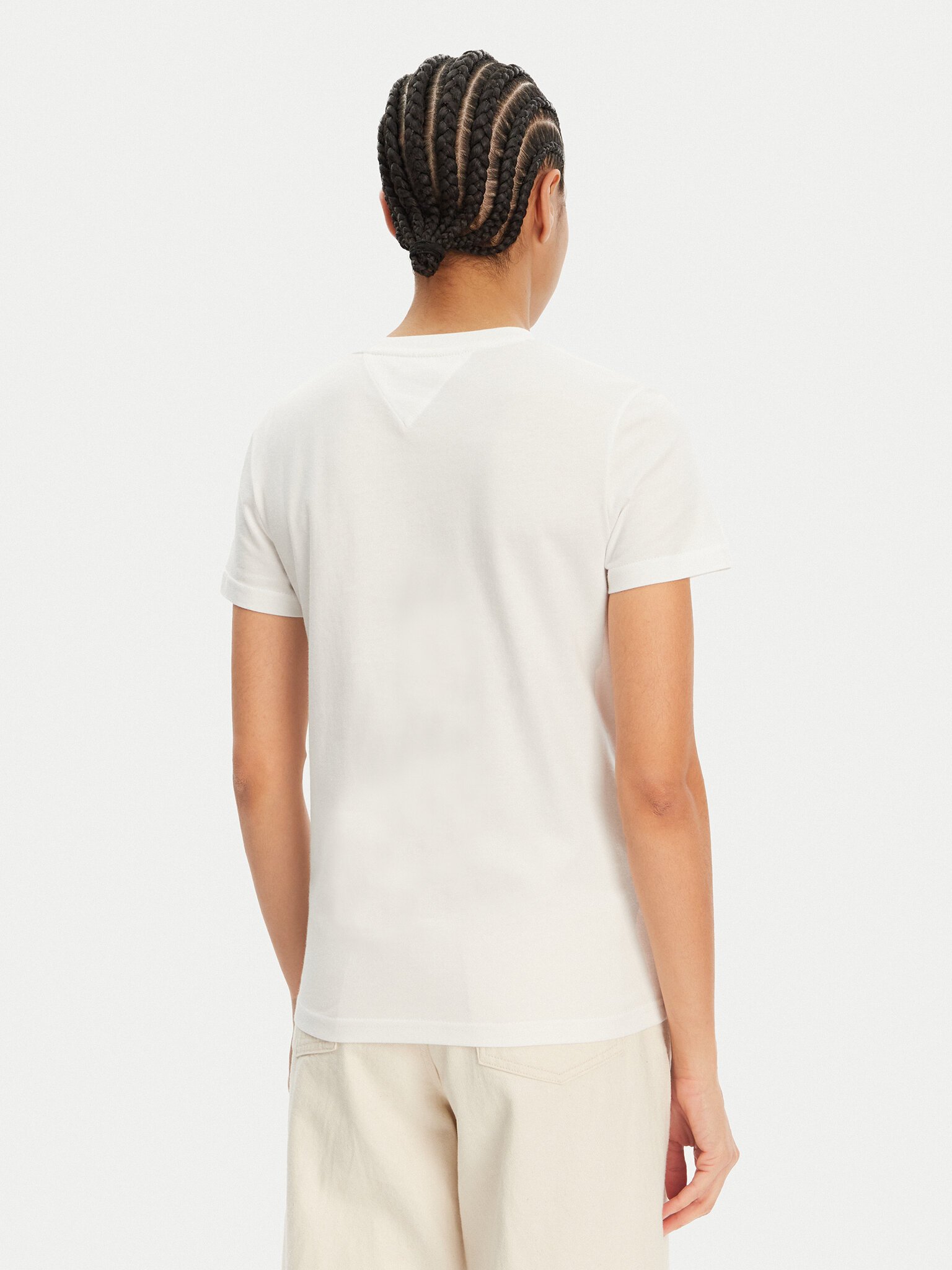 Tee shirt  Tommy Jeans DW0DW21338 YBL Ecru