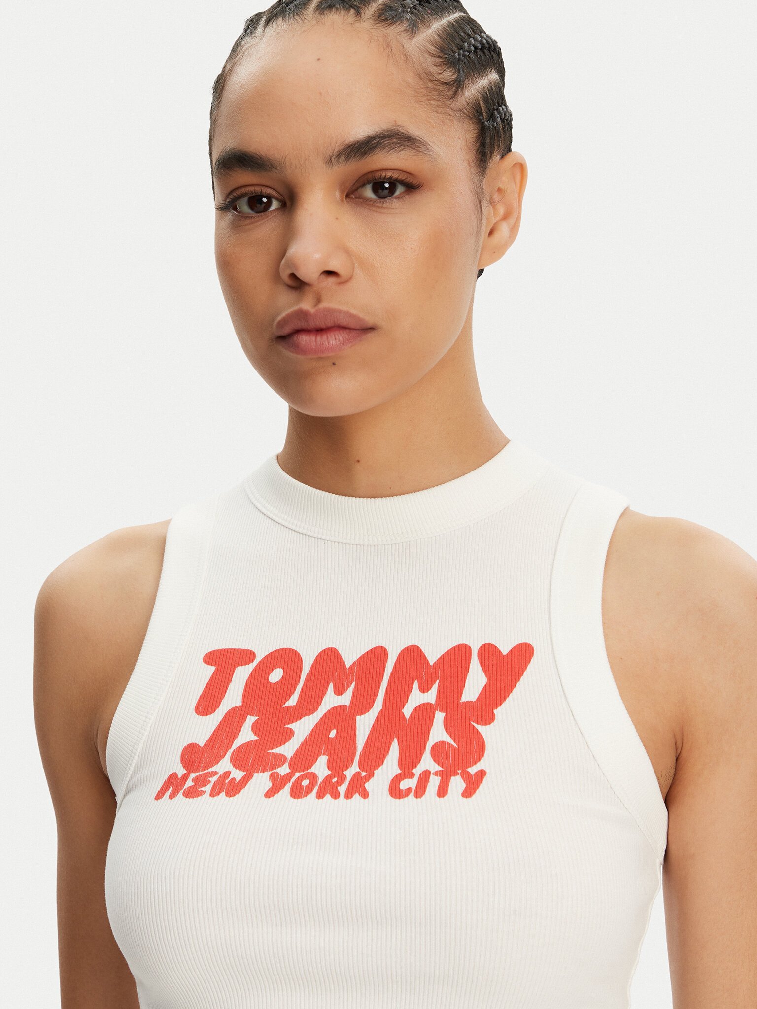 Tee shirt  Tommy Jeans DW0DW21339 YBL Ecru