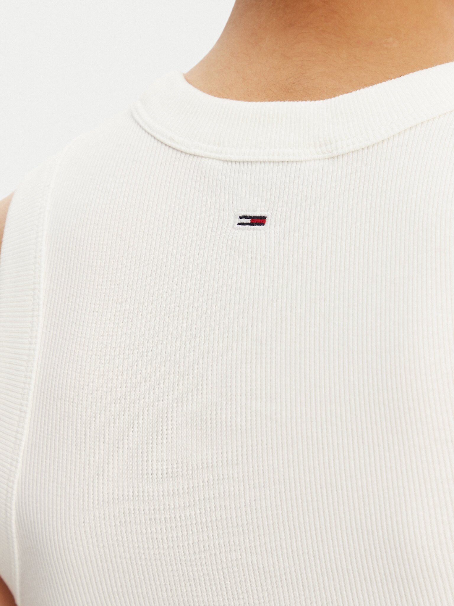 Tee shirt  Tommy Jeans DW0DW21339 YBL Ecru