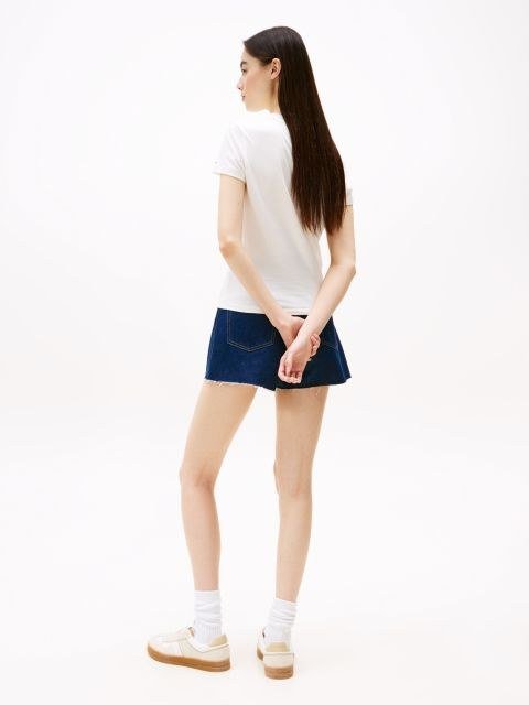 Tee shirt  Tommy Jeans DW0DW21340 YBL Ecru