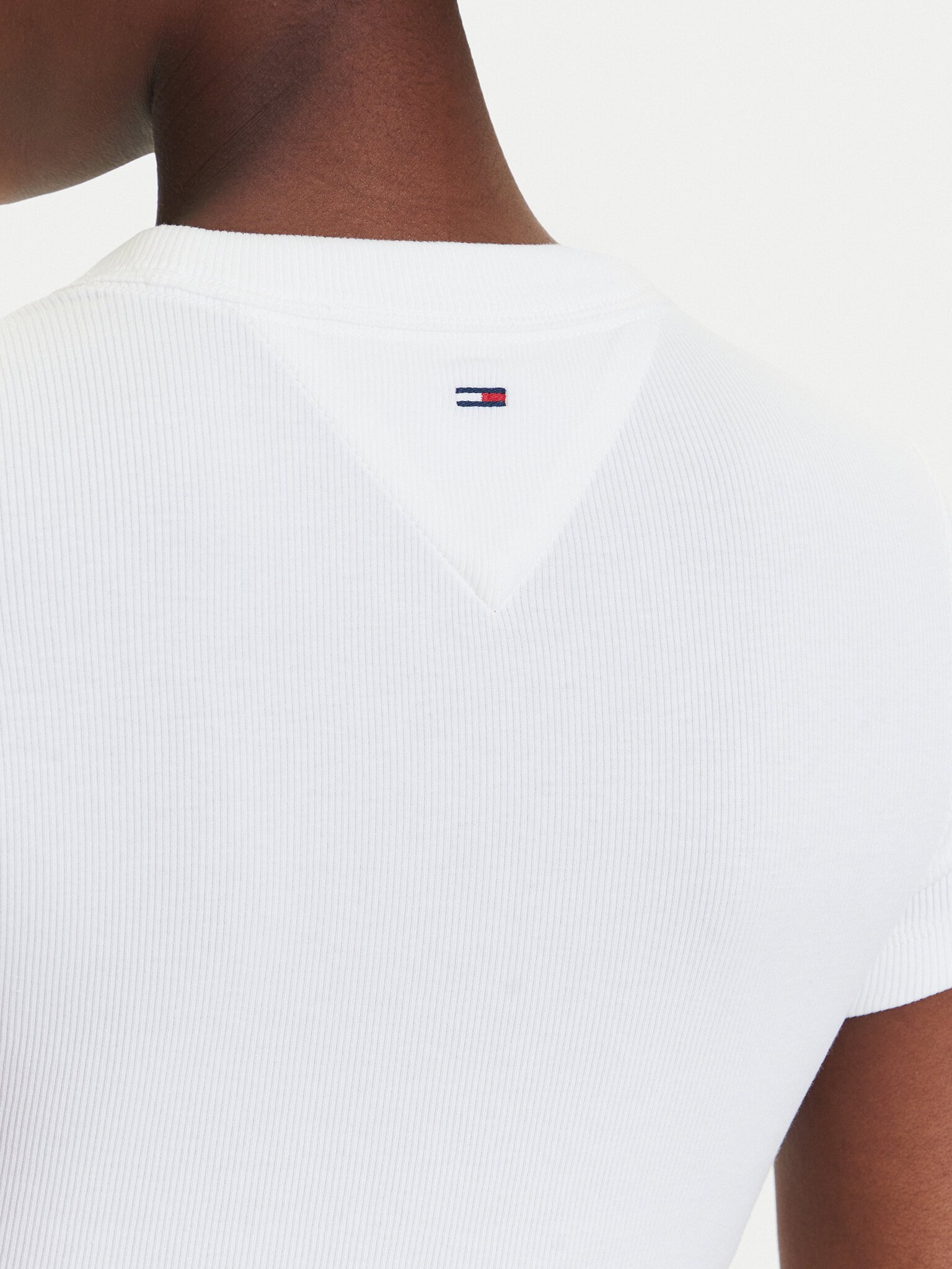 Tee shirt  Tommy Jeans DW0DW21402 YBL Ecru