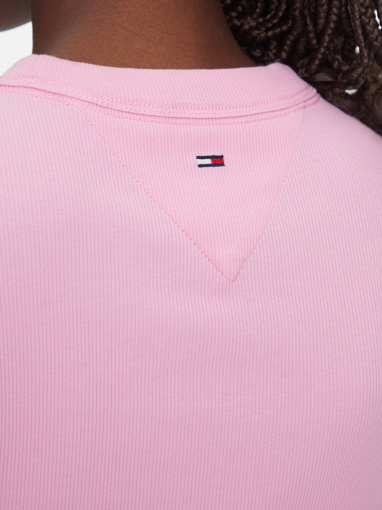 Tee shirt  Tommy Jeans DW0DW21402 U06 Carnival Pink
