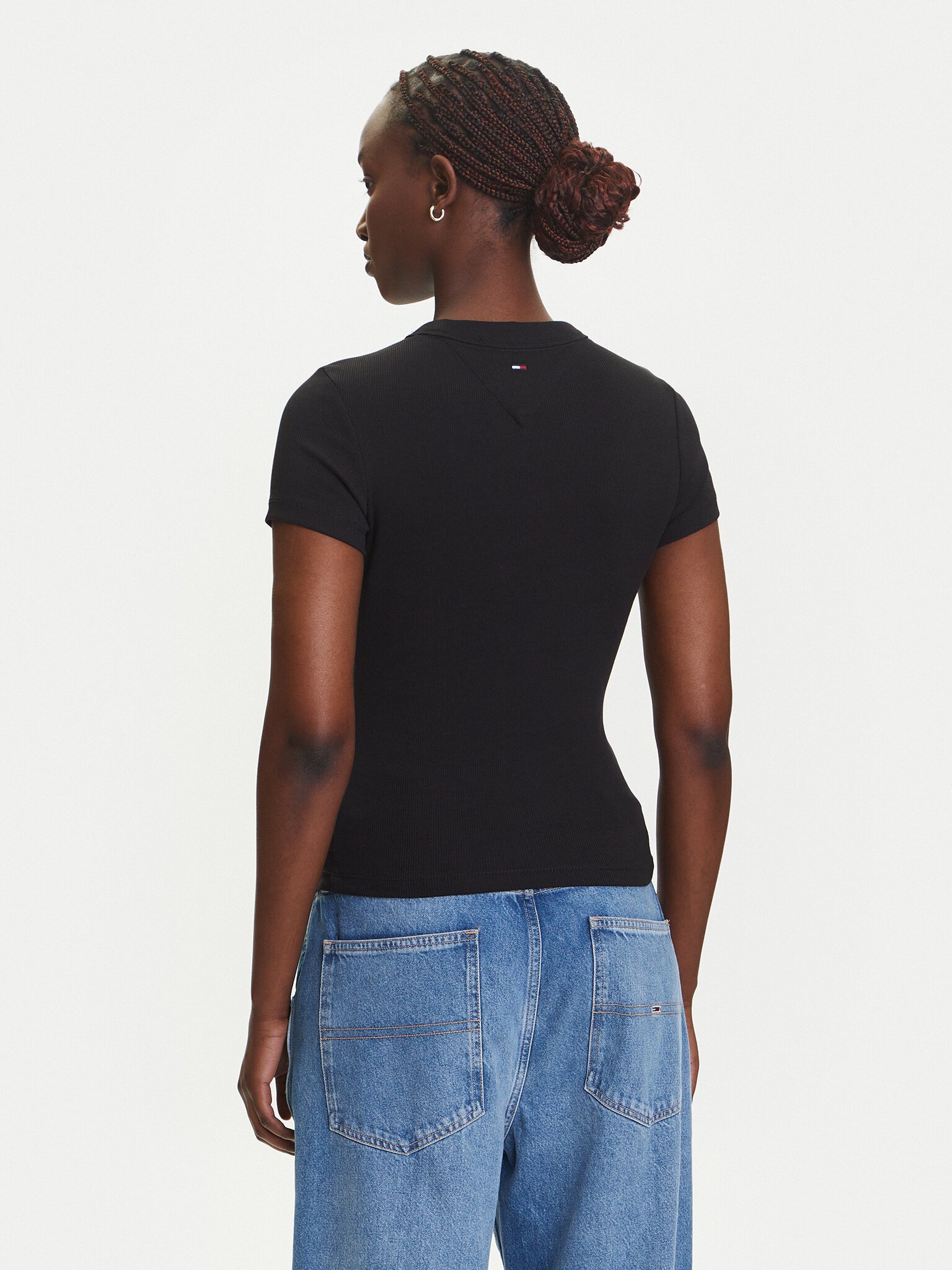Tee shirt  Tommy Jeans DW0DW21402 BDS Black