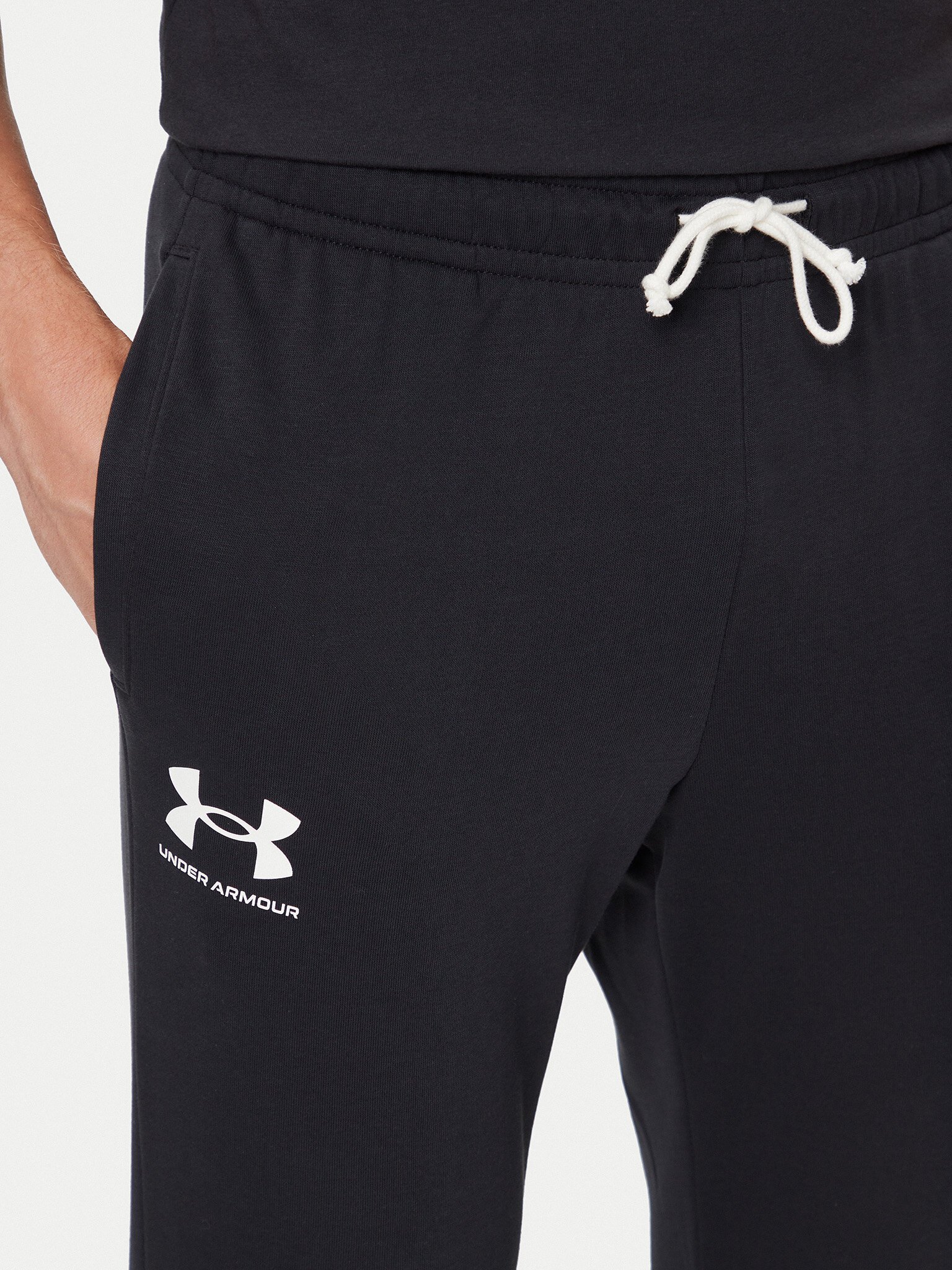 Pantalons sport/streetwear  Under armour 1380843-001 001 Black / Onyx White