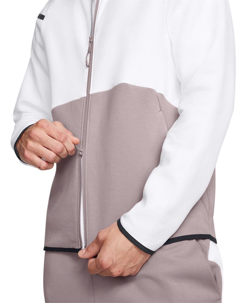 Sweats zippés  Under armour 1389352-015 015 White grey