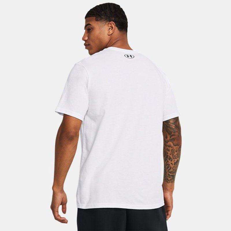 T-S manches courtes  Under armour 1382915 100 White/Mod Gray/Black
