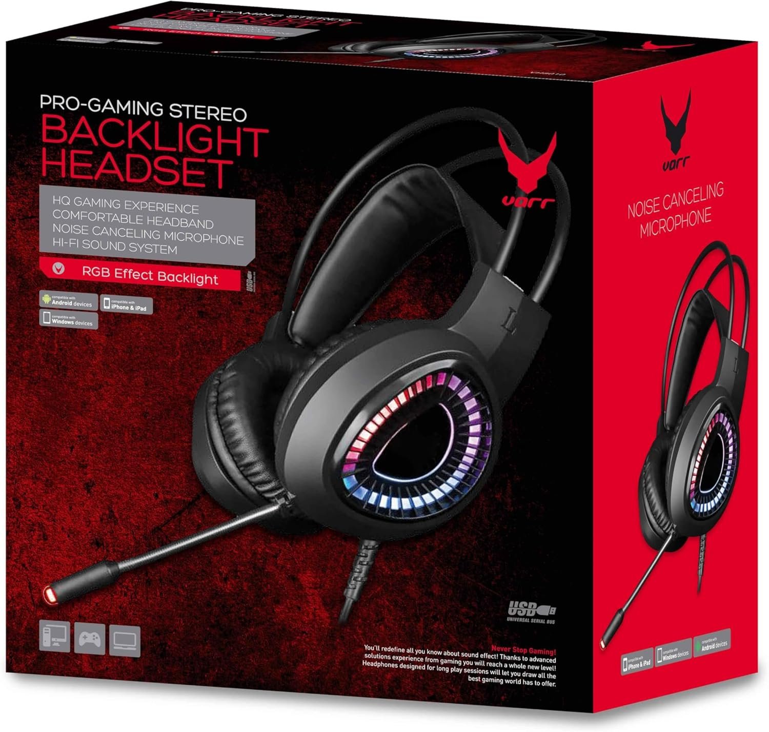 Ecouteurs  VARR VH8010 Black