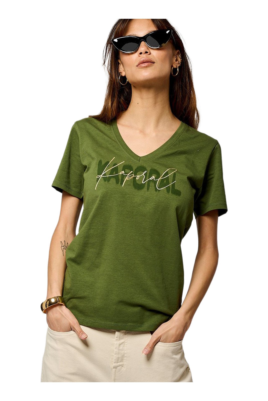Tee shirt  Kaporal VASIC KHAKI