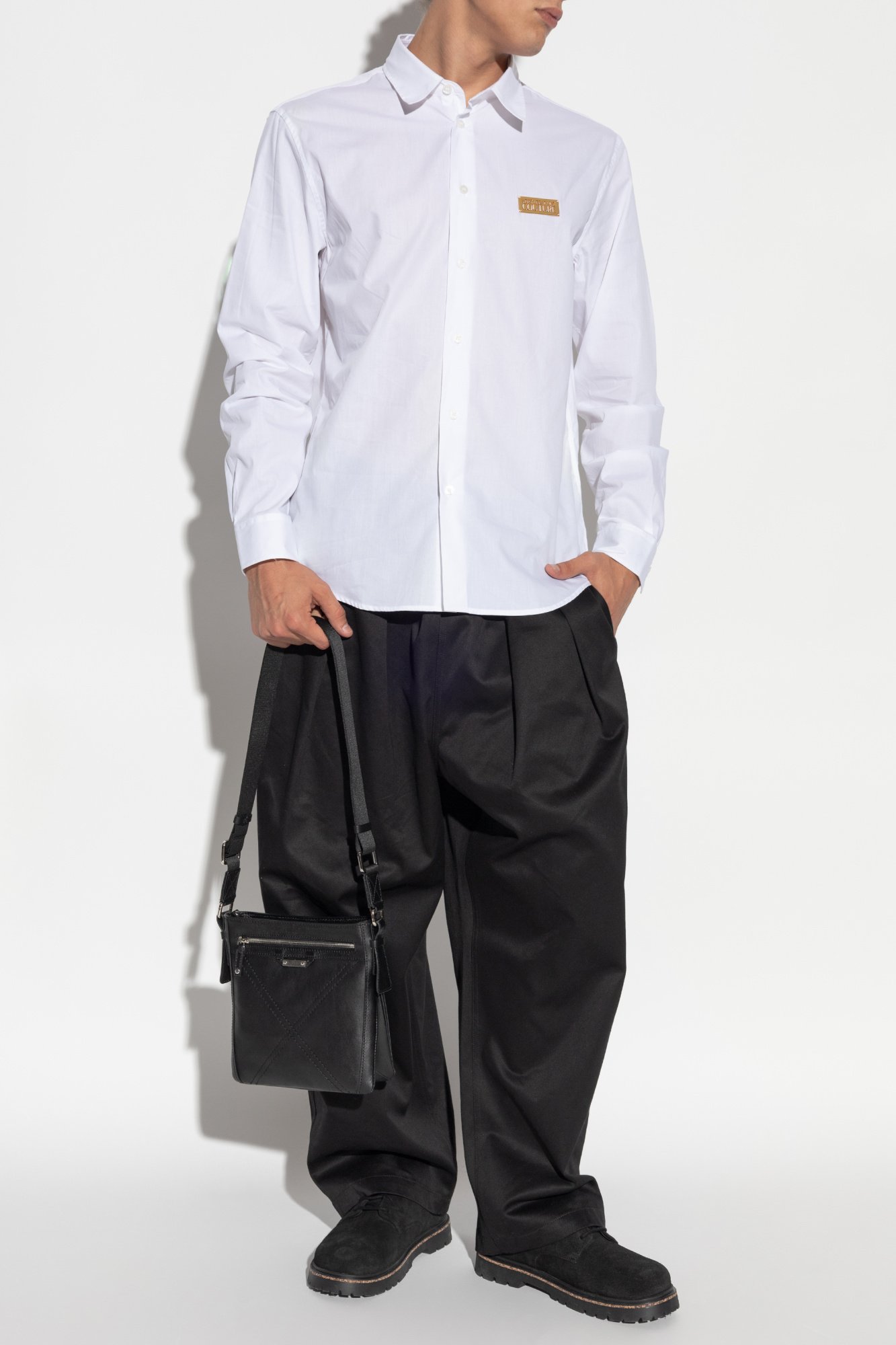 Chemises manches longues  Versace Jeans 79GALKR1 CN00K 003 WHITE