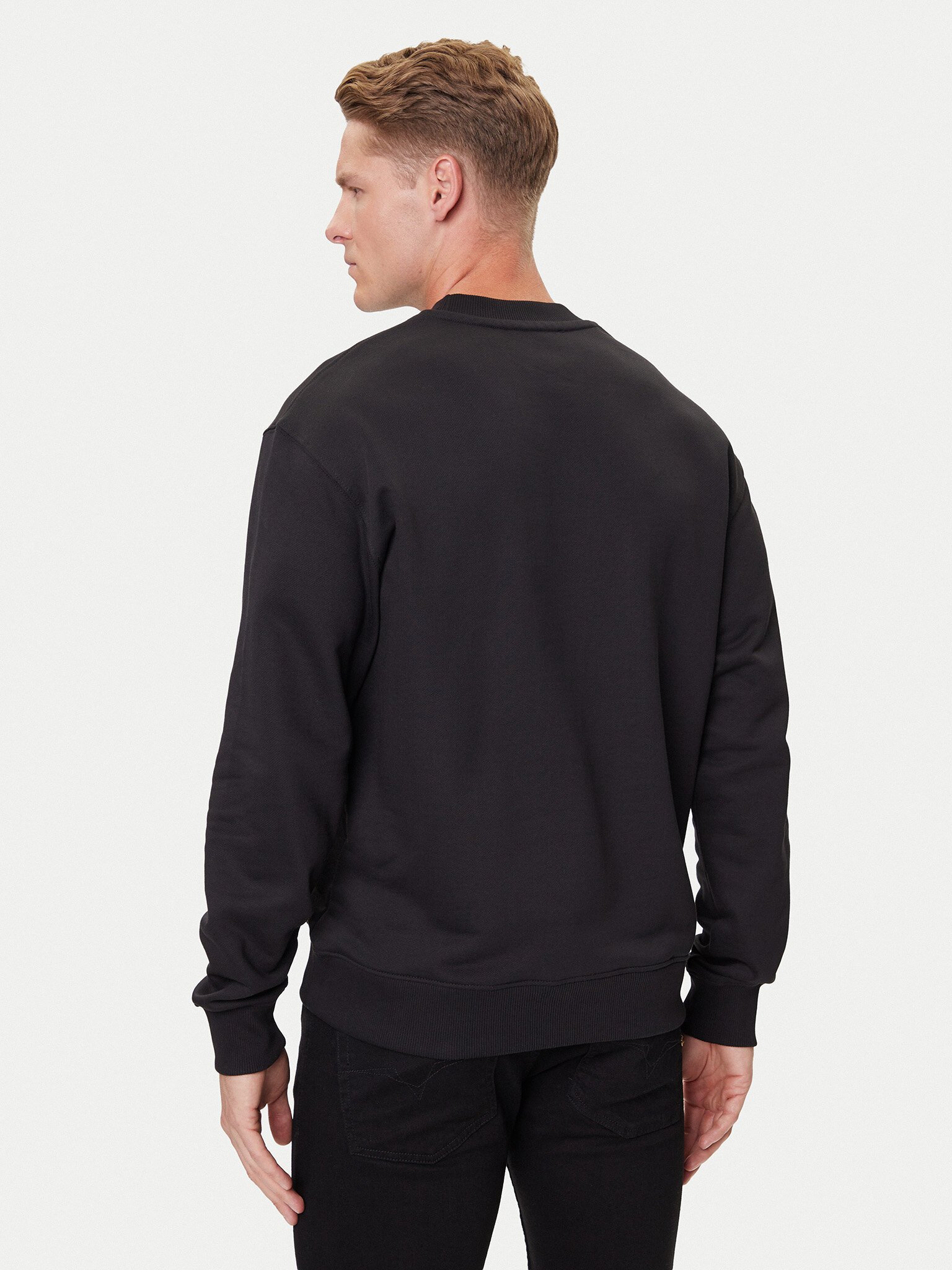 Sweatshirts  Versace Jeans 79GAIE10 CF00E G89 BLACK + GOLD