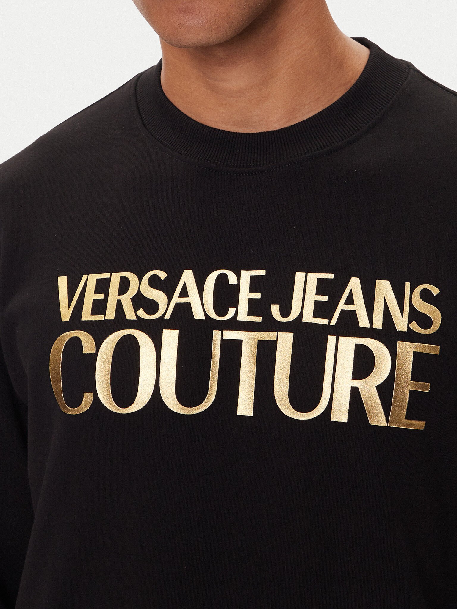 Sweatshirts  Versace Jeans 79GAIT05 CF01T G89 BLACK + GOLD