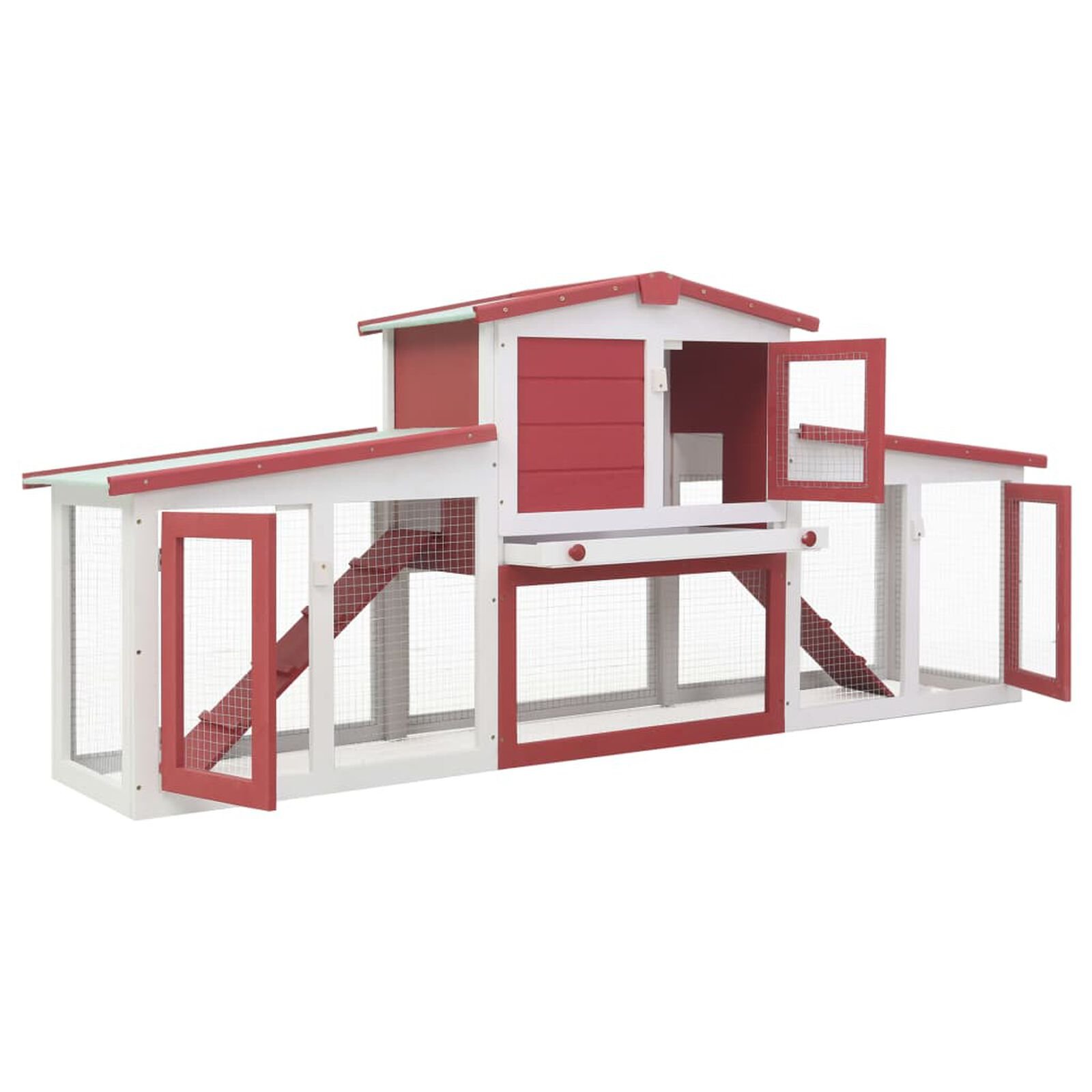Autres  VidaXL 171420 Rouge/Blanc