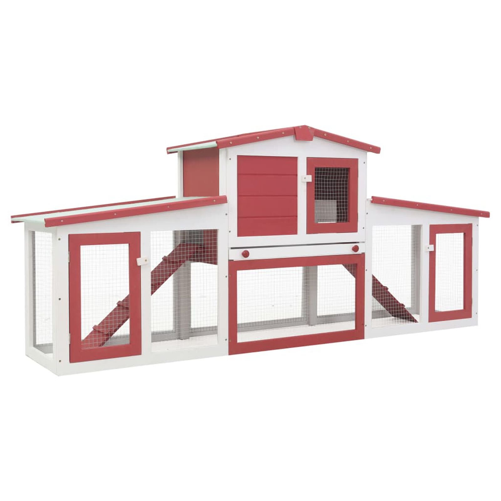 Autres  VidaXL 171420 Rouge/Blanc