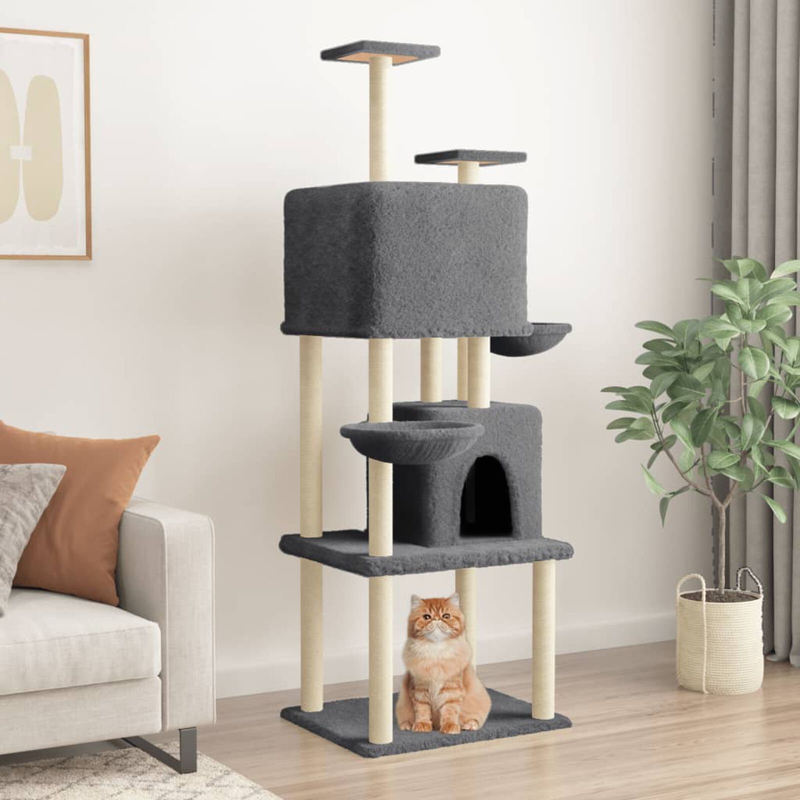 Autres  VidaXL 172033 Gris foncé